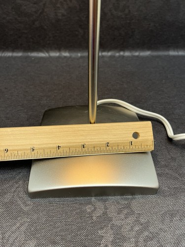 IKEA ORGEL VRETEN Table Lamp Shade Rice Paper 24” Brush Silver Metal Base 29 30 - Picture 14 of 19