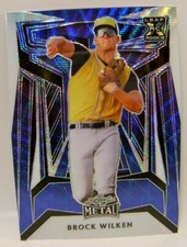 BROCK WILKEN #1 /9 BASE CARD LEAF METAL BASEBALL 2023