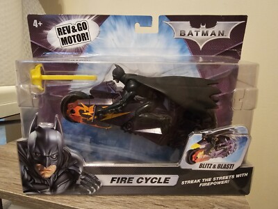 BATMAN KNIGHT CYCLE WITH AIM AND FIRE ACTION (New)