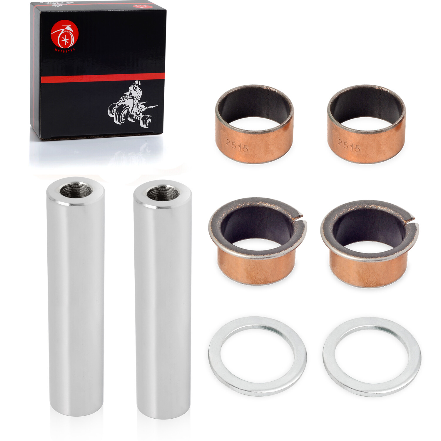 Spindle Bushings King Pin Tubes Kit For EZGO Golf Cart RXV TXT/PDS