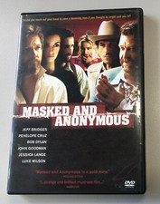 Bob Dylan - MASKED AND ANONYMOUS - RARE OOP LIKE NEW DVD - Jeff Bridges