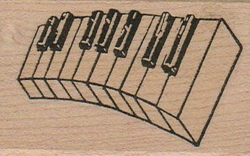 Music Keyboard 1 3/4 x 2 1/2