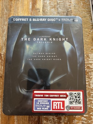 Batman The Dark Knight Trilogy,Limited Digipack Steelbook 5 Blu Ray Box, NEU&OVP