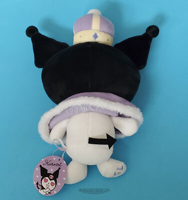 🚦Hello Kitty KUROMI 15th Anniversary Plush - Royal Crown Sanrio