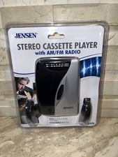 Jensen Audio SCR-68A Stereo Cassette Player AM/FM Radio New Sealed