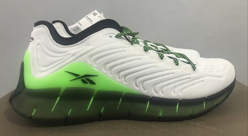 Reebok Zig Kinetica Laufschuhe weiß/solargrün FZ3101 - Herren Größe 11 " - Bild 3 von 7