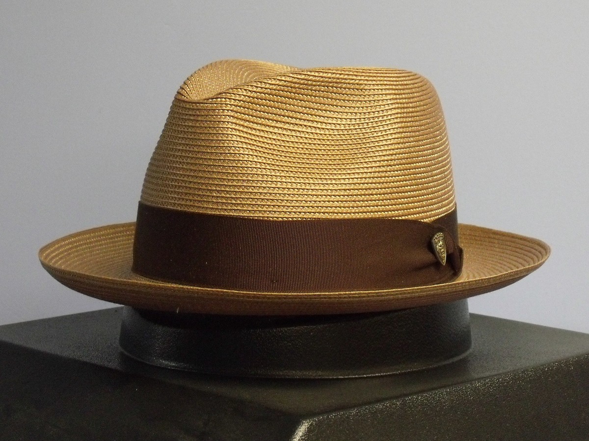 Dobbs Golden Coast Vented Milan Straw Hat in Sand main image 1