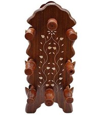 Handcrafted Wooden Bangle Holder for Women  Size: 12 inch 