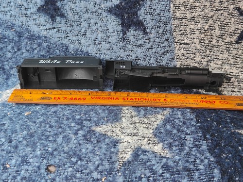 IHC Mikado #73 of The White Pass Railroad (BOILER & TENDER SHELL ONLY - Picture 6 of 6