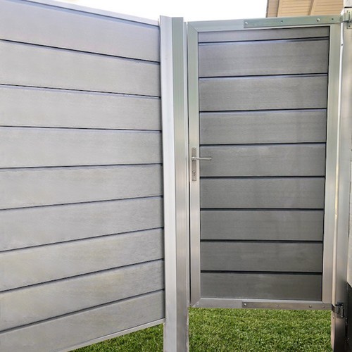 HORI Design Zauntor 180x90 cm Gartentor Tor WPC Sichtschutzzaun Stecksystem - Bild 5 von 9