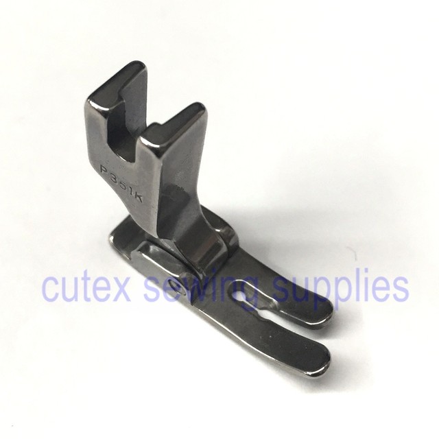 Fine Knit Fabric Sewing Hinged Presser Foot With Extended Heel P351K