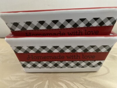 Lot 2 Mini Bread Loaf Baking Pan  Nantucket~Home
