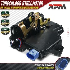 Türschloss Schloss Stellmotor Zentralverriegelung Vorne Rechts für VW Polo 9N