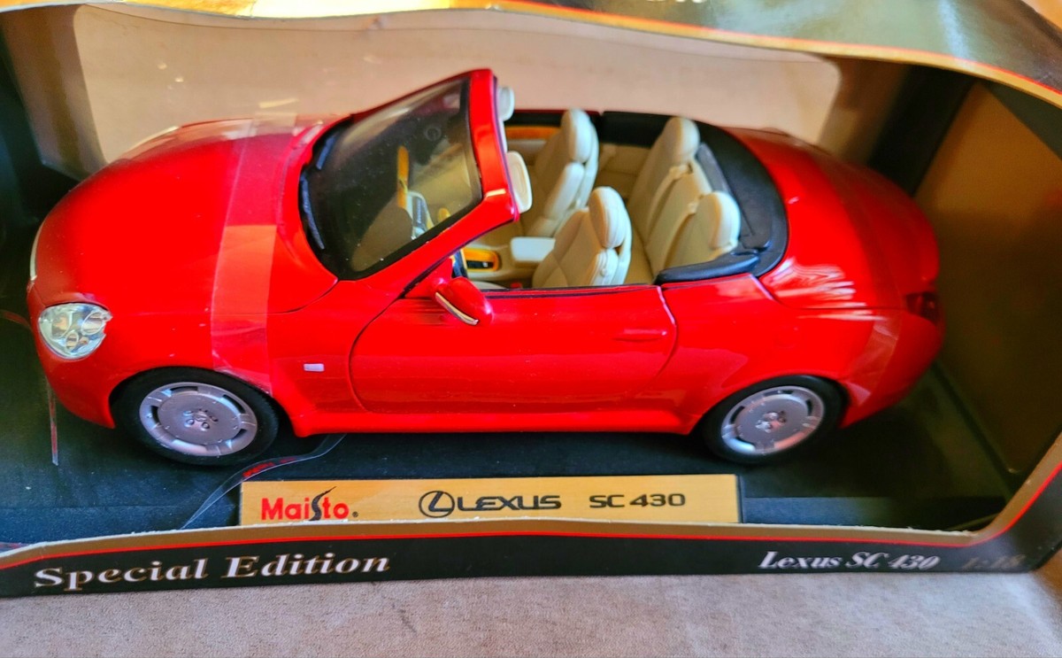 マイスト LEXUS SC430 Maisto Lexus SC 430 Red Convertible Special Edition Model
