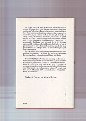 Meurtres en blouse blanche - P. D. James - bon etat - Picture 2 of 3