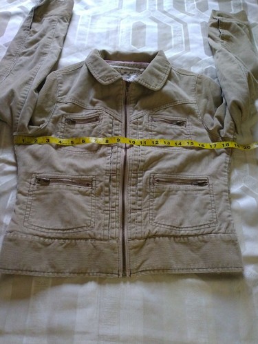 Vintage Roxy beige corduroy jacket size juniors medium. - Picture 9 of 12