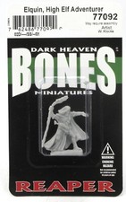 Reaper 77092 Elquin High Elf Adventurer Bones Warlock Sorcerer Wizard Mage