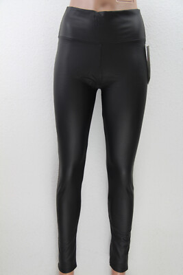 Leggings Lederoptik Kunstleder Stretch matt High Waist G-2048