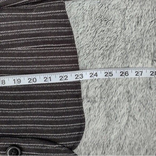 Cabi Joey Pinstripe Blazer Sz 6 Black Gray Business Goth Career Dark Academia - Picture 9 of 9
