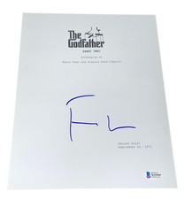 Francis Ford Coppola Signed Autograph Godfather Part II Full Movie Script BAS NY