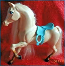 BARBIE PFERD "WESTERN STAMPING HORSE" MATTEL-PFERD 1993 mit Stempel nurschön