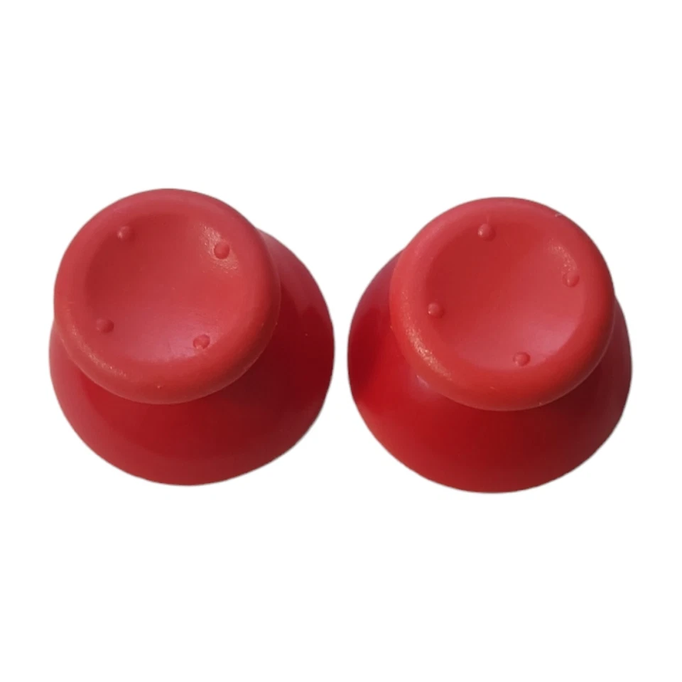 2 Xbox 360 Thumbsticks Red Joysticks Analog Cover Sticks Grip Cap Axis Replace - Image 2 of 4