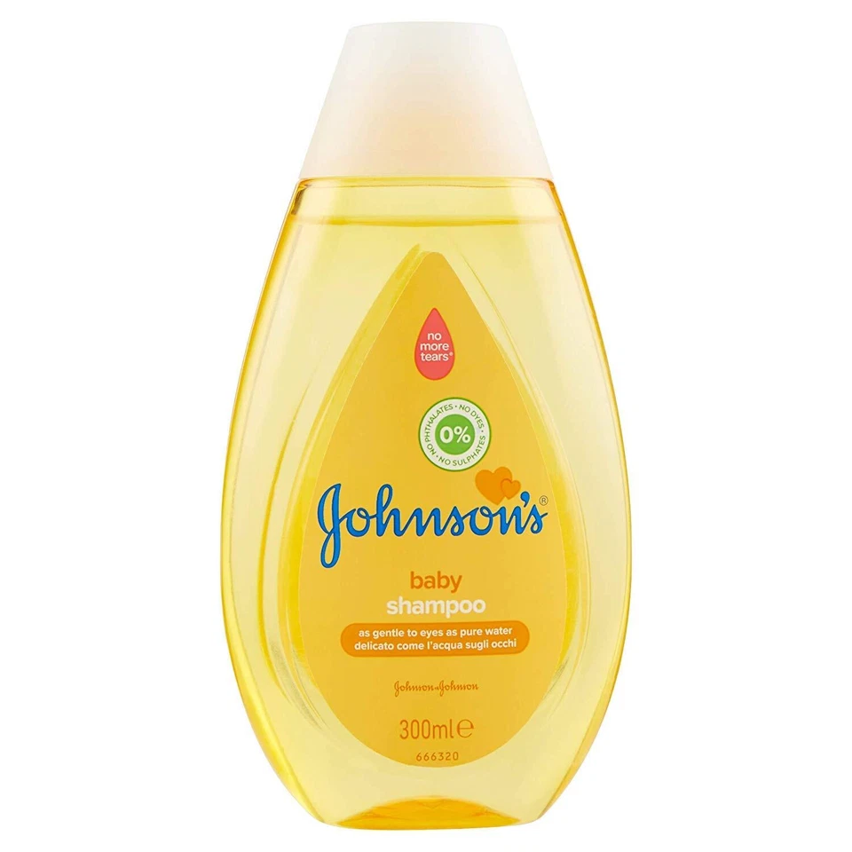6 x JOHNSON'S BABY SHAMPOO NEW 300 ml [1800 ml]