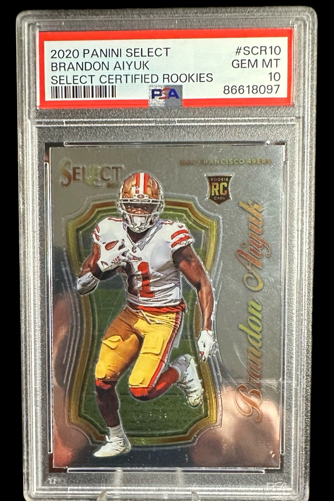 Brandon Aiyuk Panini Select Certified Rookies #SCR10 Base