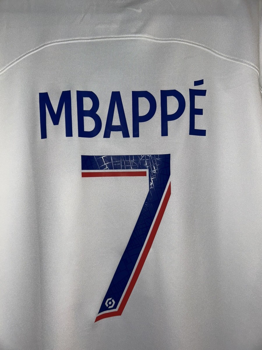 KYLIAN MBAPPE #7 PARIS SAINT-GERMAIN NIKE JERSEY SIZE LARGE