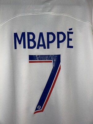 KYLIAN MBAPPE #7 PARIS SAINT-GERMAIN NIKE JERSEY SIZE LARGE NWT | eBay