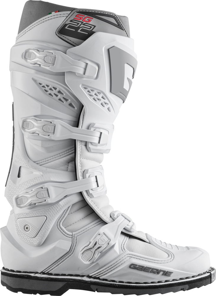 Gaerne SG-22 Boot Adult Sizes White Motocross Off Road MX/ATV Dirt