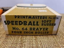 Printmasters #4126 Speedball #64 Brayer 4" Print Roller Genuine Original As-Is