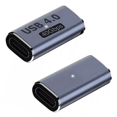 MINIDUINO USB 4 Type C Female to Female Adapter Coupler 240W 40Gbps 8K for Thunderbolt