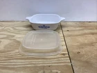 Vintage~Corning Ware~P-41-B~Petite Pan Casserole Blue Cornflower W/1 Plastic Lid