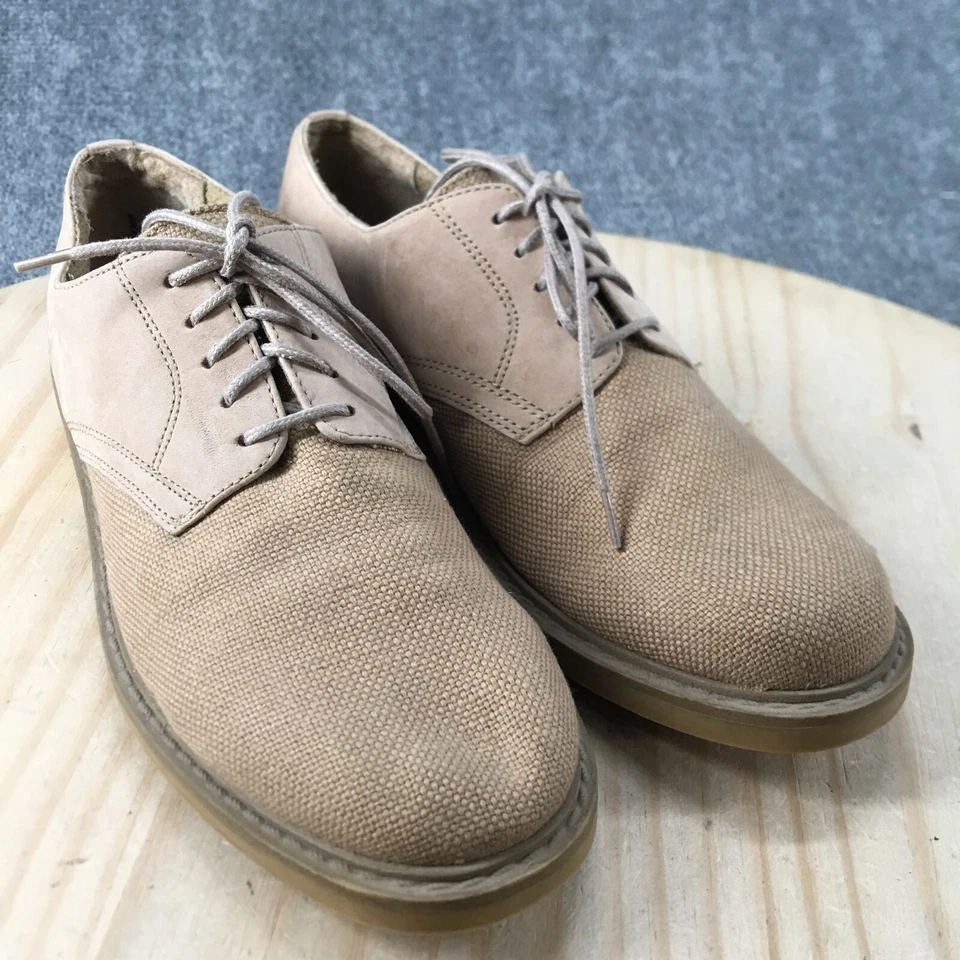 Zapatos en aerosoles para hombre 9 M informales Oxford cómodos beige tela con cordones punta redonda Foto 3 de 4