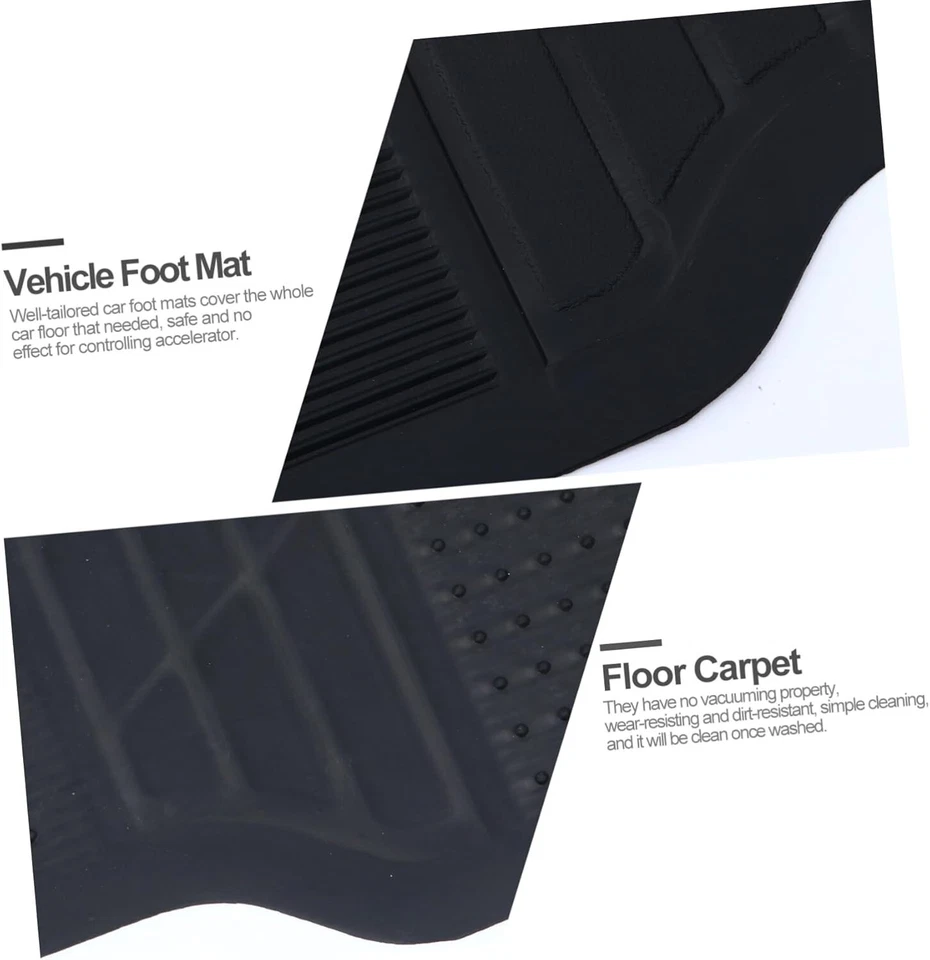 Juego de 4 alfombrillas coche VOLKSWAGEN impermeables resistentes Foto 4 de 4