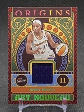 Shey Peddy 2023 Panini Origins WNBA Art Nouveau Red Jersey #47/49 Mercury