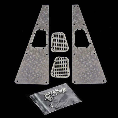 For Traxxas TRX4 Land Rover Defender W016 RC Car Metal Skid Plate Hood Kits
