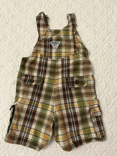 Osh Kosh Bosh Brown Vestabak  Overalls 24 Months