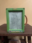 Vintage 1990 Teenage Mutant Ninja Turtles Mutant Maker 9 Tracing Plates & Crayon