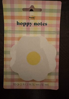 Post-it Hoppy Notes Sticky Notes 100 Sheets 3.1 x 3.1 in EAS26-HN-4