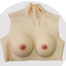 Realistic Silicone Breast Forms Fake Boobs Breastplate C Cup For Crossdresser