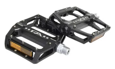 Free Agent 9/16" SEALED aluminum platform BMX bicycle pedals w/ CR-MO axles  -