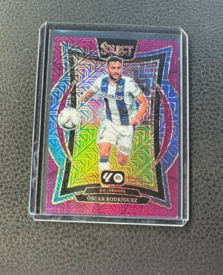 2024-25 Panini Select La Liga Oscar Rodriguez Terrace Purple Mojo Prizm
