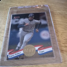 Donruss 1992 MVP Insert Larry Walker Expos MLB Baseball Card #MVP-9