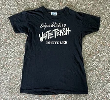 Vintage 1970s Edgar Winters White Trash Recycled Single Stitch L: 26” W: 19”