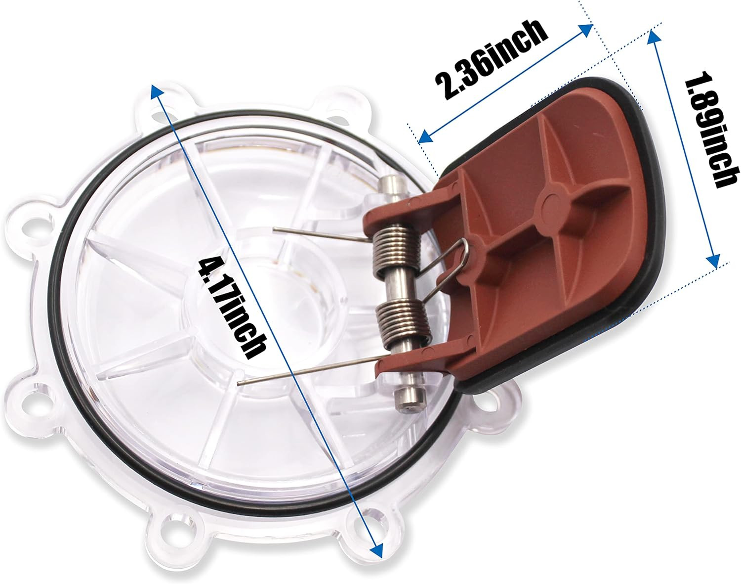 7056 Check Valve Cover with Flapper Assembly Replacement for Zodiac Jandy Spring