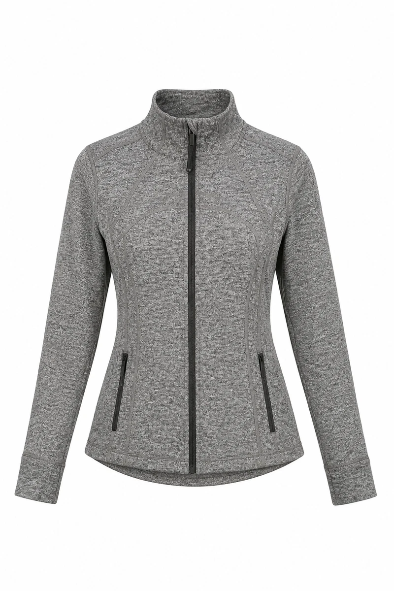 Lululemon 定义灰色运动服外套女| eBay