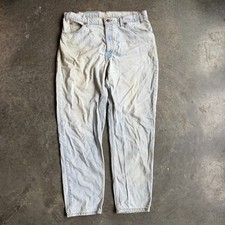 Vintage Levis 550 Orange Tab Jeans Mens 36x30 Blue Light Wash Pants Distressed