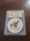 2014 P Australia Silver 1oz Horse Colorized PCGS PR70DCAM